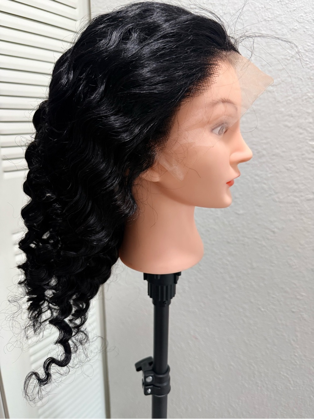 13x4 Deep Wave Wig Lace Front Wigs Human Hair 150% density 22 inches wig
